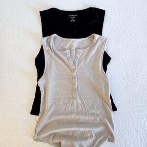 American Eagle Henley Bodysuit Bundle Large